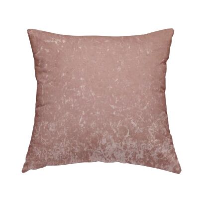 Polyester Fabric Crushed Pink Plain Cushions Piped Finish Handmade To Order