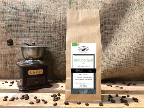 BLEND 3 ARABICAS BIO CAFE GRAIN - 1kg