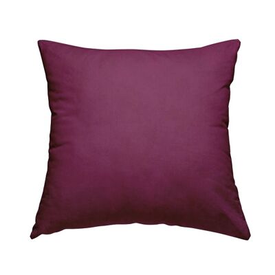 Polyester Fabric Flock Moleskin Lavender Plain Cushions Piped Finish Handmade To Order
