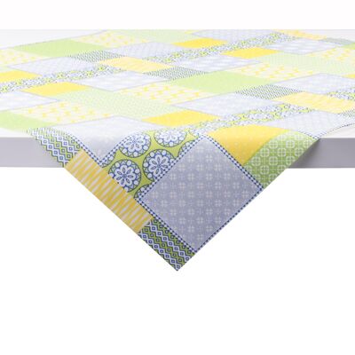 Tablecloth Selina in yellow-green from Linclass® Airlaid 80 x 80 cm, 1 piece - Mediterranean