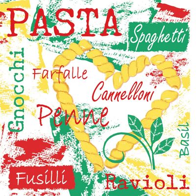 Serviette Pasta aus Linclass® Airlaid 40 x 40 cm, 12 Stück