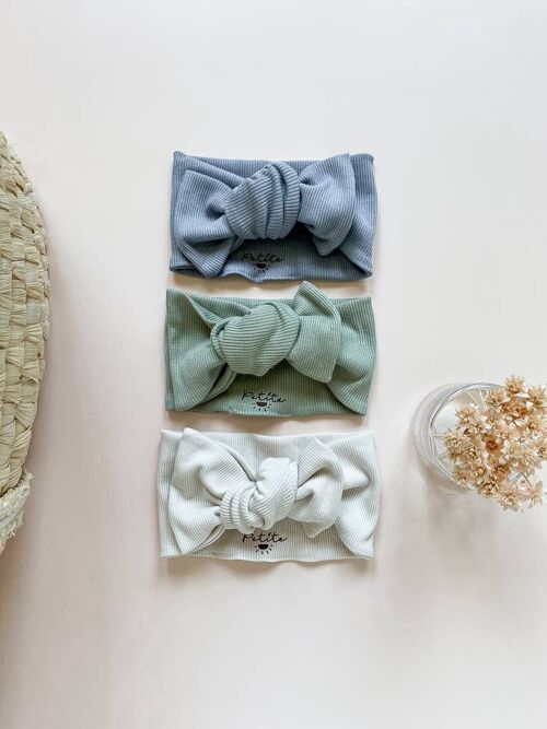 Bow headband / ribbed