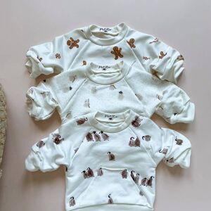 Sweat bébé en coton / imprimés d'hiver