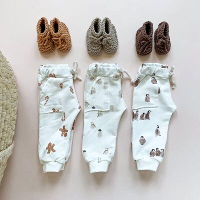 Pantaloni della tuta per bebè / stampe invernali