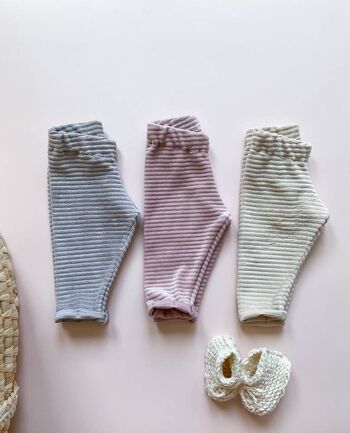 Legging bébé / coton côtelé 1