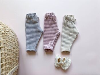 Legging bébé / coton côtelé 3