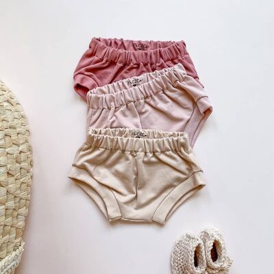 Shorts neonata / cotone BIOLOGICO