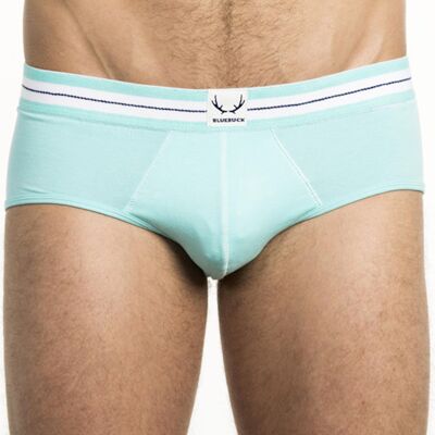 turquoise briefs - turquoise elastic