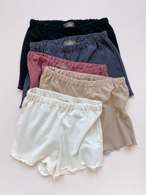 Loungewear shorts / ORGANIC pointoille