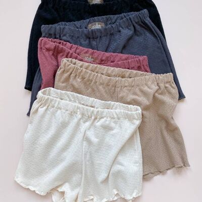 Loungewear-Shorts / BIO-Pointoile