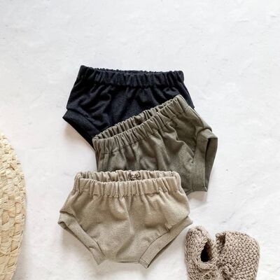 Shorts für Mädchen / recycelte Baumwolle