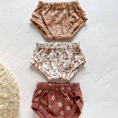 Pantaloncini/fiori per neonata