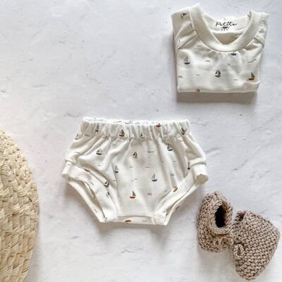 Baby Mädchen Shorts / Segelboot