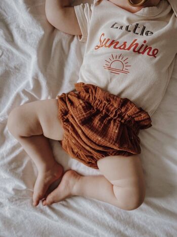 Culotte bébé / soleil vanille sans volant 2