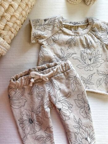 Pantalons de survêtement en lin pour bébé 7