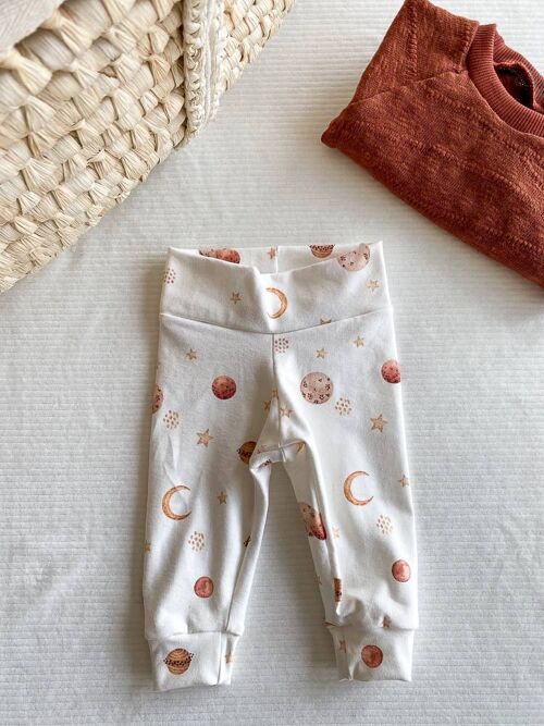 Baby leggings / planets