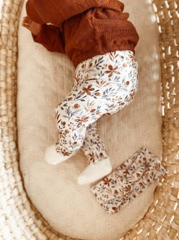 Legging bébé / fleuri 3