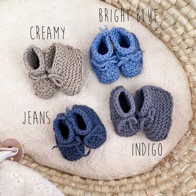 Hand Knitted Baby booties