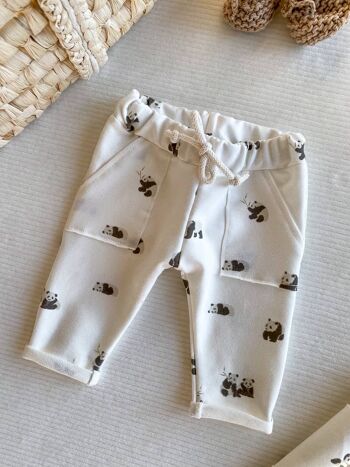 Pantalon de survêtement bébé / panda 3