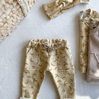Pantalones de chándal de bebé / plátano