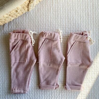Pantalones de chándal de bebé / rubor