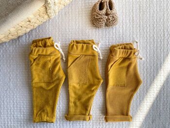 Pantalon de survêtement bébé / jaune ensoleillé 2
