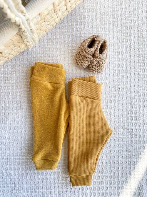 Baby leggings / sunny yellow