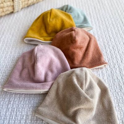 Baby beanie / toweling