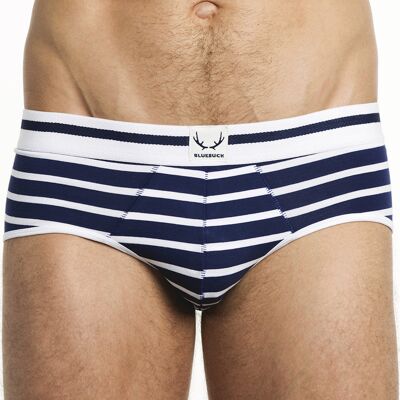 Slip blu navy - righe bianche