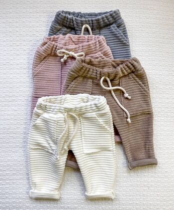 Pantalon de survêtement bébé / côtelé 3