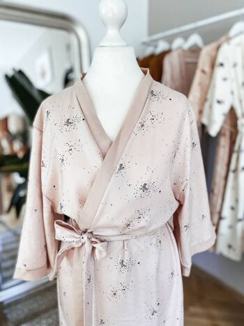 Kimono viscose / brindille blush 2