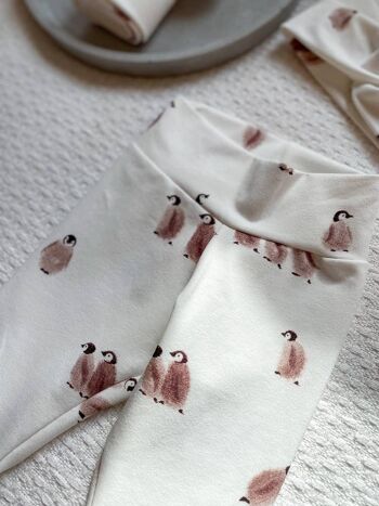 Legging bébé / jersey pingouins 2