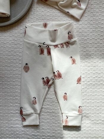 Legging bébé / jersey pingouins 3