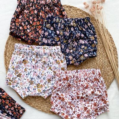 Baby-Shorts / Blumen