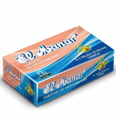 Sardine HO 125g (5 Lots of 10 boxes) EL MANAR