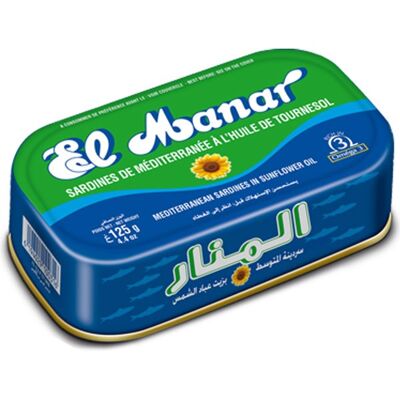 Sardine HV 125g (5 Lots de 10 btes) EL MANAR