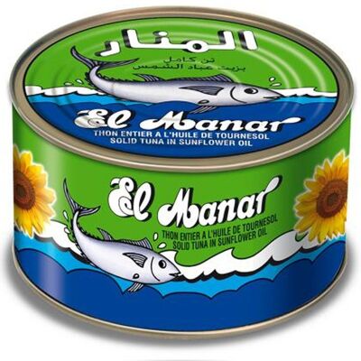 Whole Tuna HV Box 1/2 - 400g EL MANAR