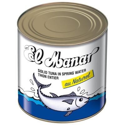 Whole Natural Tuna Box 800g EL MANAR / KP