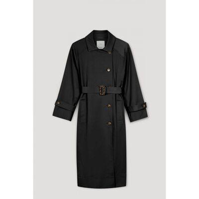 WANDA TRENCH COAT BLACK