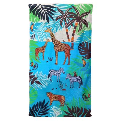 Microfiber beach towel 100% polyester Savana 70x140cm 250g/m²