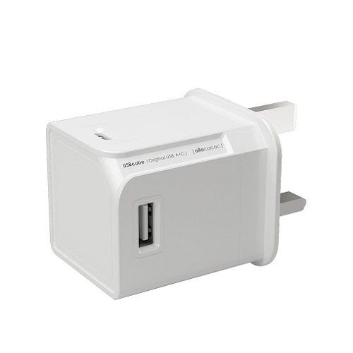 Allocacoc USBcube Original Type C - The most compact multi-USB adapter 3amp  (10441WT/UKACMC)