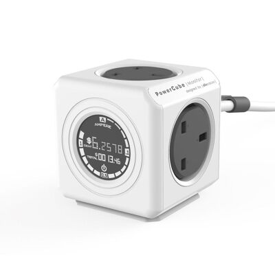 Powercube multiplicador 4 enchufes + 2 USB