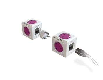 PowerCube Rewirable Travel Plug Adaptateur de prise murale à 5 voies (1840/UKRW4P) 3