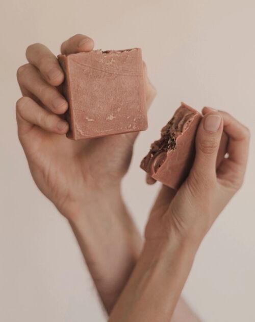 Savon à la soie - Rose