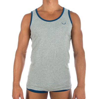 Camiseta sin mangas gris