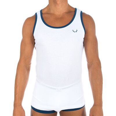 Camiseta sin mangas blanca