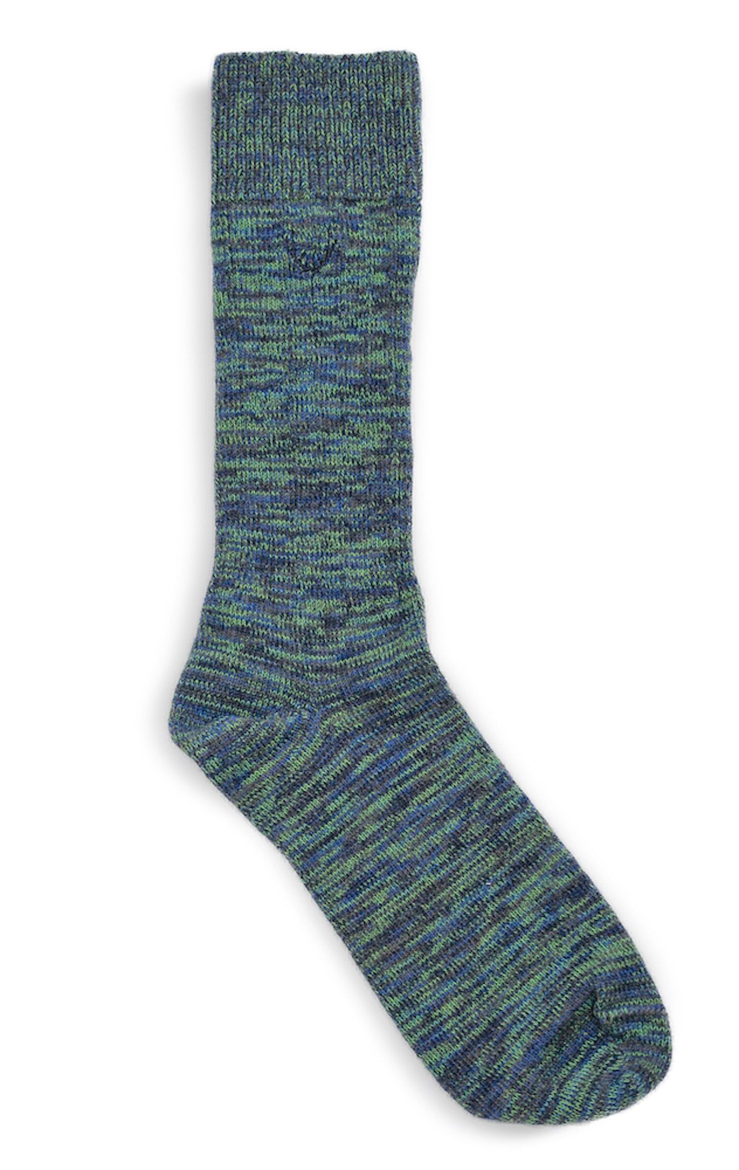 Calcetines azul marino, verde y gris