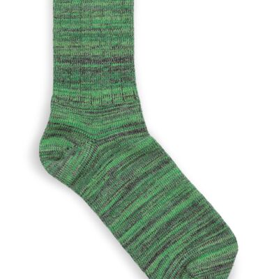 Grüne und graue Socken