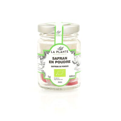 Safran en poudre Biologique 1 g*