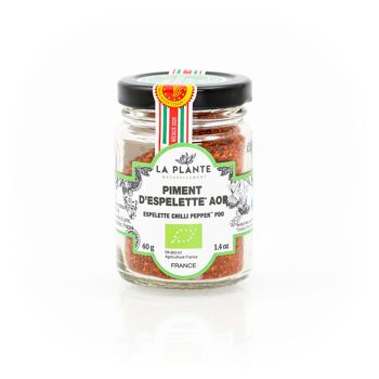 Piment d'Espelette AOP Biologique 40 g* 1